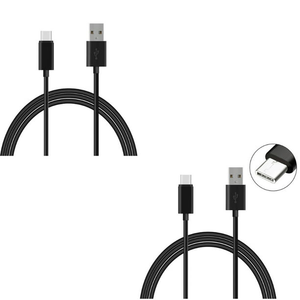 White+Black Accessory Authentic Short Two 8inch USB Type-C Cable Works with Xiaomi Redmi Note 9T 5G Also Fast Quick Charges Plus Data Transfer! 